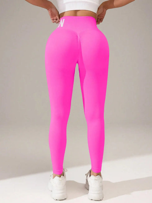 Seamless High Waist Yoga Leggings with Butt-Lifting Design