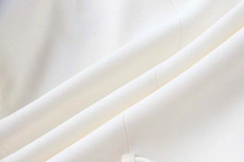 Classic Double Breasted Women's Blazer with Belt