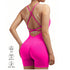 Criss Cross Backless Cami Sports Romper