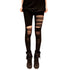 Hollow Out Ripped Leggings for Women