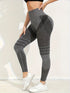 High Stretch Seamless Yoga Leggings with Hip Lifting Design