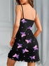 Butterfly Print Nightgown for Women