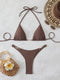 Stylish Chain Detail Bikini Set for Women
