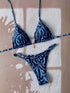 Leopard Print Push Up Bikini Set for Women