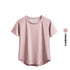 DRUR Women Sports T-shirt Short Sleeve Quick Dry Loose Compression Shirt Female Summer Fitness Sweatshirt Running Gym Tops New