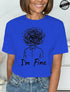 Harajuku I'm Fine Graphic T-Shirt for Women