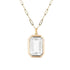 Retro Hip-hop Multicolour Crystal Pendant Necklace for Women