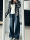Womens Baggy High Waist Denim Jeans