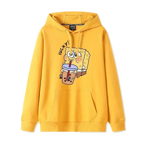 Anime Cartoon Print Hoodies for Women