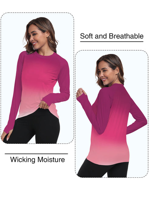 Women's Long Sleeve UV Protection Sun Shirt