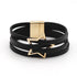 Leather Bracelets For Women Fashion Multilayer Wrap Jewelry