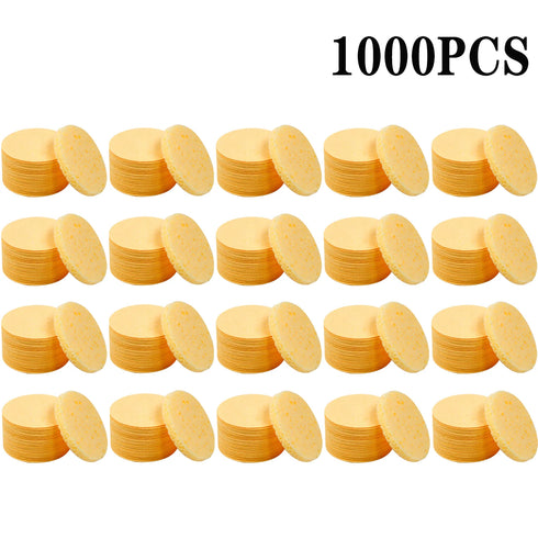 Compress Face Wash Puff - Natural Wood Pulp Sponge