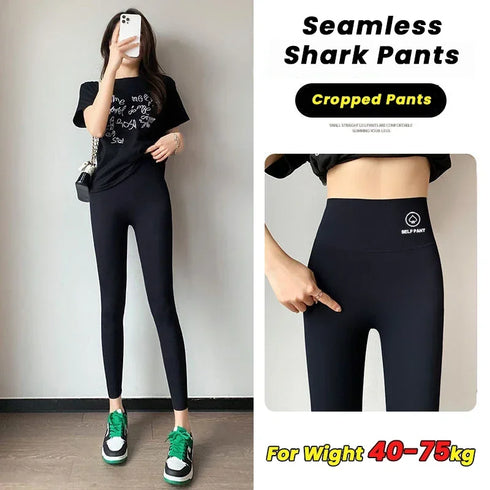 Womens High Waisted Seamless Leggings