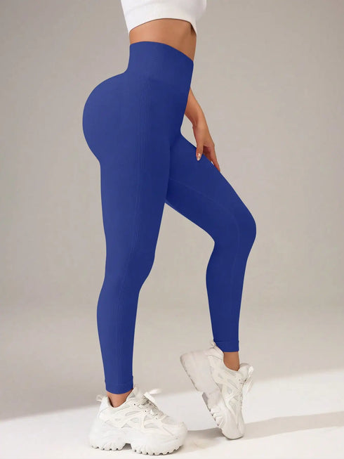 Seamless High Waist Yoga Leggings with Butt-Lifting Design