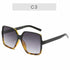 Black Square Oversized Sunglasses for Women
