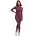 Women's Seamless Long Sleeve Sports Bodysuit