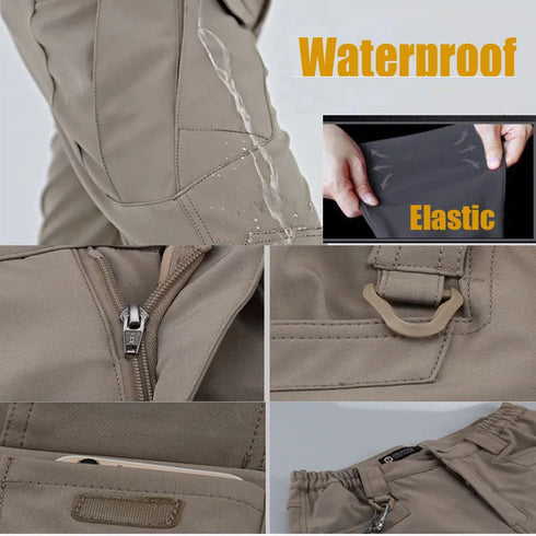 Men's Elastic Outdoor Cargo Trousers - M-5XL