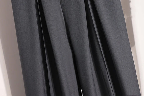 Plus Size Wide Leg Trousers for Women - Autumn 2024