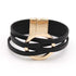 Leather Bracelets For Women Fashion Multilayer Wrap Jewelry