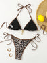 Floral Print Triangle Bikini Set with Brazilian Bottoms