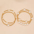 Miyuki Golden Bead Stretch Bracelet for Women