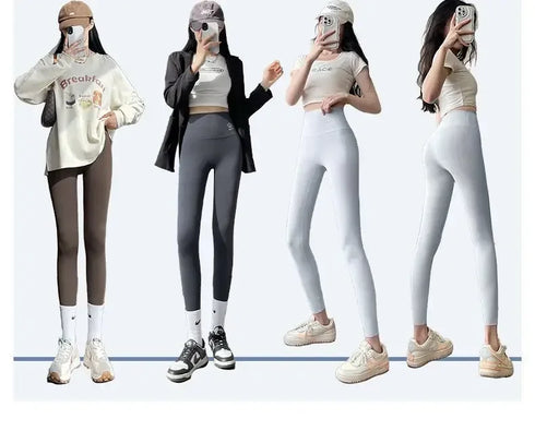 Womens High Waisted Seamless Leggings