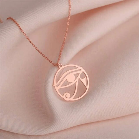 Retro Egypt Eye of Ra Pendant Jewelry Unisex Necklace