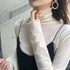 Chic See-Through Long Sleeve T-Shirt in Pink & Green
