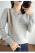 Casual Knitted Pullover Sweater for Women