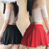 Low Waist A-Line Pleated Mini Skirt for Women