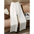 Plus Size Loose Straight Leg High Waisted Pants