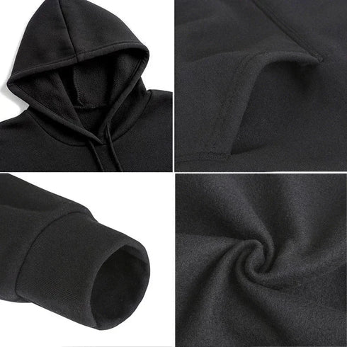 Unisex Hooded Pullover - Casual Loose Fit