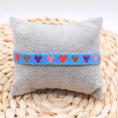 ZHONGVI Miyuki Heart Adjustable Bracelet