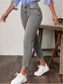 High Waist Straight Leg Denim Pants for Women