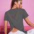 Women's Seamless Yoga Crop Top for Gym Training