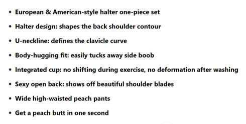 High-Waisted Butt-Lifting Fitness Set