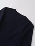 V-Neck Shoulder Pad Knit Blazer for Women
