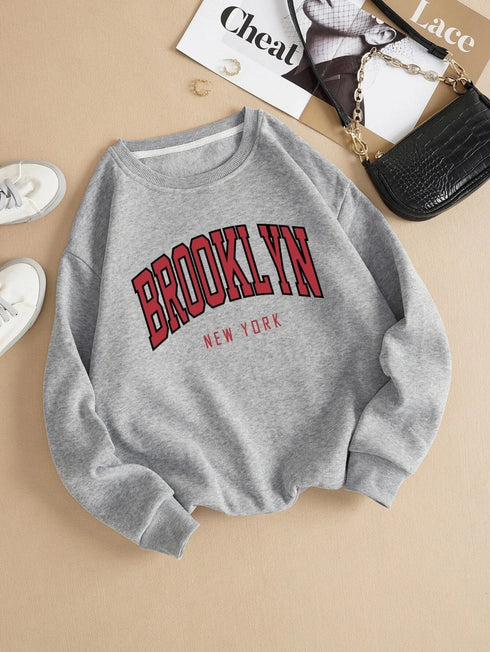 Brooklyn Printed Hoodie for Women