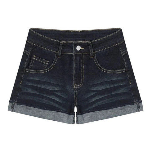 High Waist Denim Shorts for Women