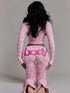 Casual Leopard Print Zip-Up Top and Trousers Set