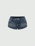 Vintage Y2K Punk Distressed Denim Shorts