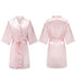 Women's Satin Short Robes for Bridesmaids and Parties