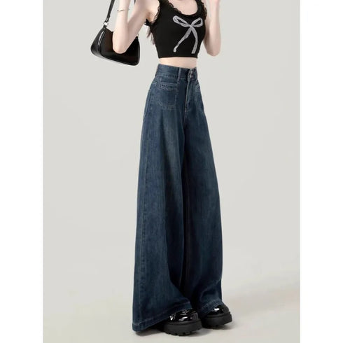 High Waist Wide Leg Loose Trousers for Women