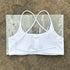 Cross Shoulder Strap Yoga Bra for Women