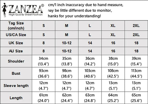 ZANZEA Women's Summer Printed Blouse