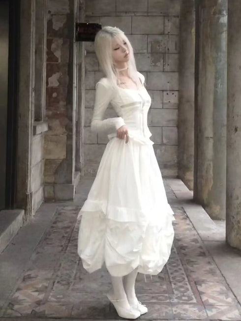 Genayooa Y2k Fairycore T Shirt Women Lace Patchwork Crop Tops Streetwear Japanese 2000s Grunge Tops E-girls Aesthetic Tshirts