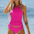 Full Coverage Lace Up Bikini Top for Women