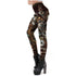 Gothic Steampunk Print Leggings for Women