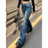 High Waist Flared Jeans for Women