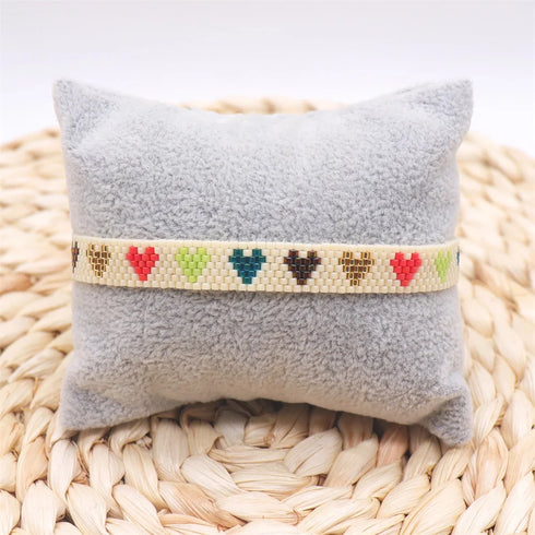 ZHONGVI Miyuki Heart Adjustable Bracelet